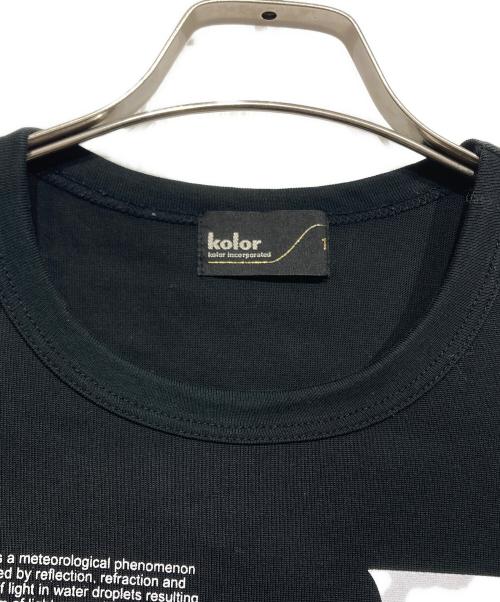 KOLOR（カラー）KOLOR (カラー) プリントTシャツ ブラック サイズ:1の古着・服飾アイテム