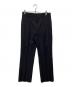 H BEAUTY&YOUTH（エイチ ビューティー&ユース）の古着「TROPICAL WOOL STRAIGHT PANTS 1214-177-8792」｜ブラック