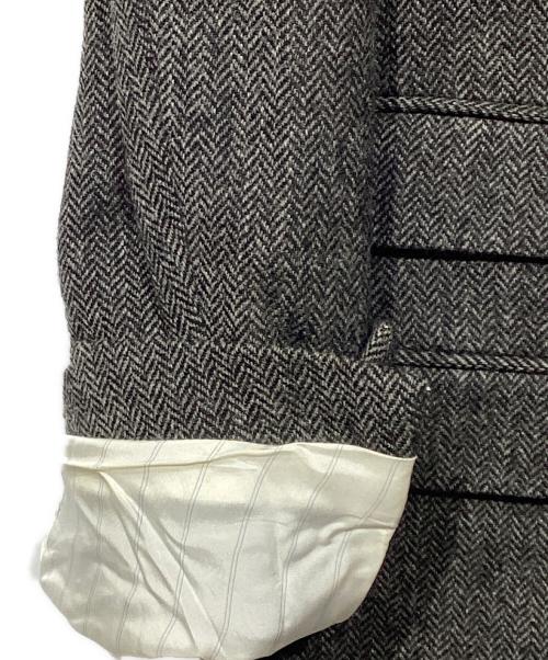 MARGARET HOWELL（マーガレットハウエル）MARGARET HOWELL (マーガレットハウエル) ヘリンボーン ツイード テーラードジャケット　579-220912 グレー サイズ:Mの古着・服飾アイテム