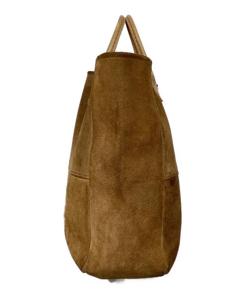 L.L.Bean（エルエルビーン）L.L.Bean (エルエルビーン) ヴィンテージ スエード レザー トートバッグ ブラウンの古着・服飾アイテム