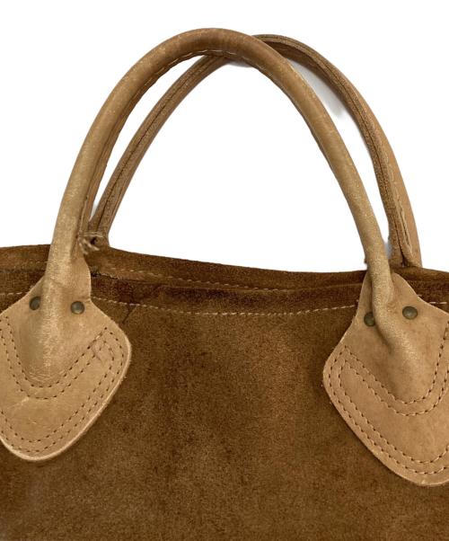 L.L.Bean（エルエルビーン）L.L.Bean (エルエルビーン) ヴィンテージ スエード レザー トートバッグ ブラウンの古着・服飾アイテム