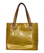 LOUIS VUITTONルイ ヴィトン）の古着「M91004　モノグラム ヴェルニ ヒューストン」｜イエロー