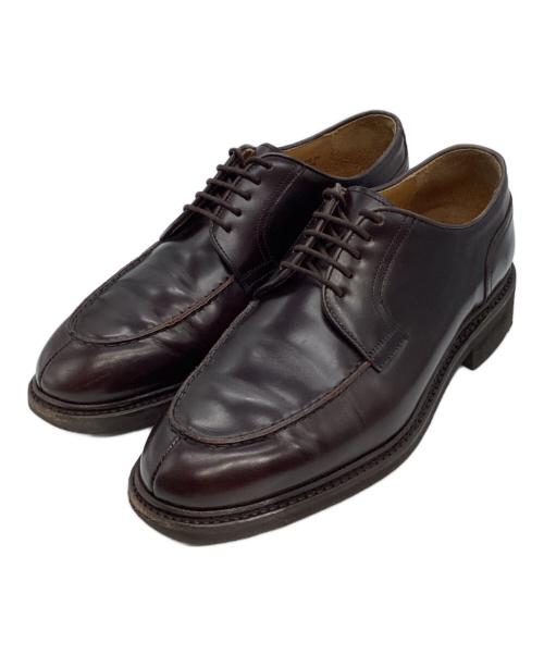 berwick（バーウィック）berwick (バーウィック) Uチップレザーシューズ　3682 ブラウン サイズ:UK6の古着・服飾アイテム
