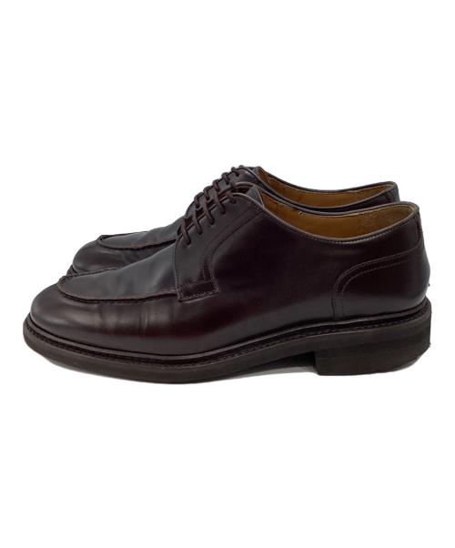 berwick（バーウィック）berwick (バーウィック) Uチップレザーシューズ　3682 ブラウン サイズ:UK6の古着・服飾アイテム