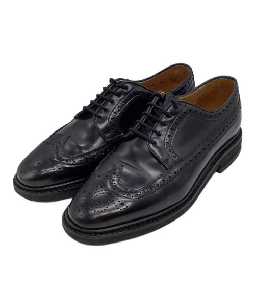 berwick（バーウィック）berwick (バーウィック) ウィングチップシューズ　5278 ブラック サイズ:UK5 1/2の古着・服飾アイテム