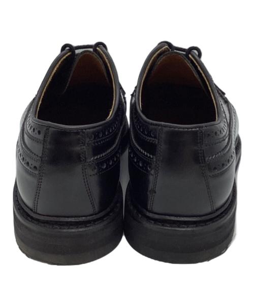 berwick（バーウィック）berwick (バーウィック) ウィングチップシューズ　5278 ブラック サイズ:UK5 1/2の古着・服飾アイテム