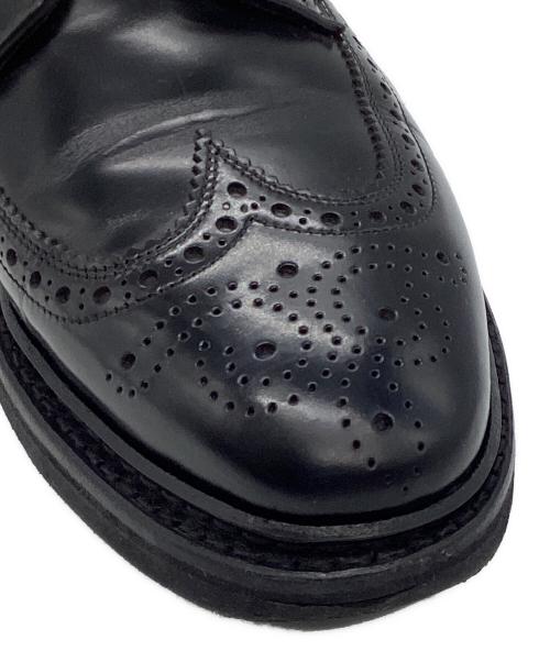 berwick（バーウィック）berwick (バーウィック) ウィングチップシューズ　5278 ブラック サイズ:UK5 1/2の古着・服飾アイテム