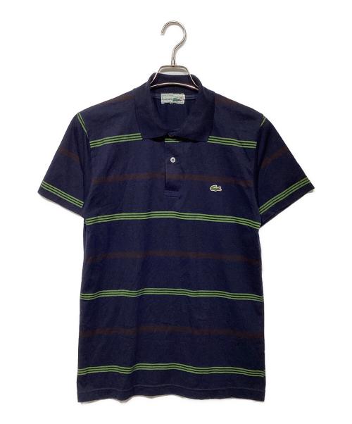 LACOSTE（ラコステ）LACOSTE (ラコステ) 80’S 　ポロシャツ ネイビー サイズ:印字消えの古着・服飾アイテム