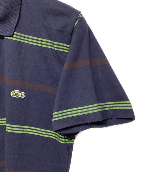 LACOSTE（ラコステ）LACOSTE (ラコステ) 80’S 　ポロシャツ ネイビー サイズ:印字消えの古着・服飾アイテム