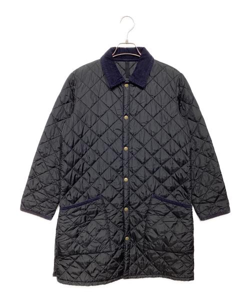 Barbour（バブアー）Barbour (バブアー) キルティングコート ブラック×ネイビー サイズ:34の古着・服飾アイテム