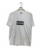 MSGMエムエスジーエム）の古着「MSGM T-SHIRT」｜ホワイト