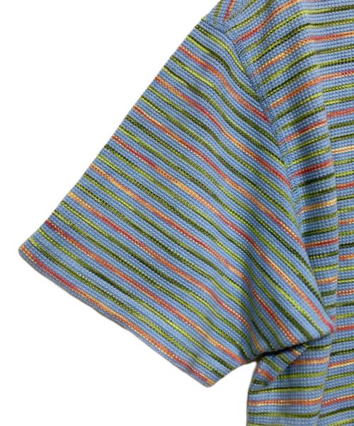 SUPREME（シュプリーム）SUPREME (シュプリーム) Stripe Thermal S/S TOP スカイブルー サイズ:Sの古着・服飾アイテム