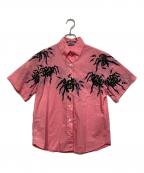 PRADAプラダ）の古着「Spider Print Shirt」｜ピンク