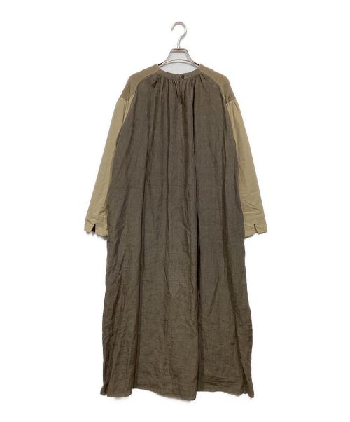 COSMIC WONDER（コズミックワンダー）COSMIC WONDER (コズミックワンダー) 異素材切替ワンピース　10CW17199 ベージュ サイズ:1の古着・服飾アイテム