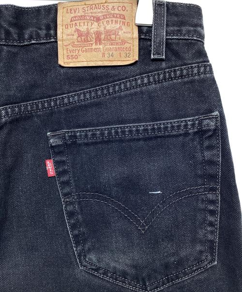 LEVI'S（リーバイス）LEVI'S (リーバイス) 00'S　550 後染め ブラック デニムパンツ ブラック サイズ:34の古着・服飾アイテム