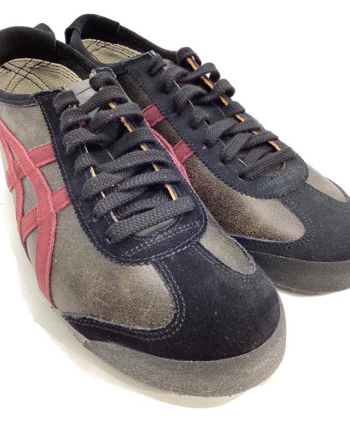Onitsuka Tiger（オニツカタイガー）Onitsuka Tiger (オニツカタイガー) Mexico 66 'Dark Sepia'　1183A051 グレー×ブラック サイズ:US9の古着・服飾アイテム