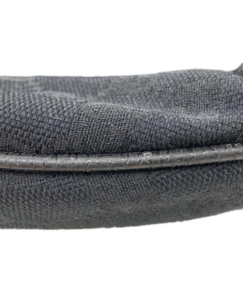 GUCCI（グッチ）GUCCI (グッチ) GGキャンバス シェリーライン ショルダーバッグ ブラックの古着・服飾アイテム