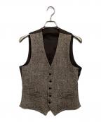 LARDINIラルディーニ）の古着「ツイードジレ」｜ブラウン