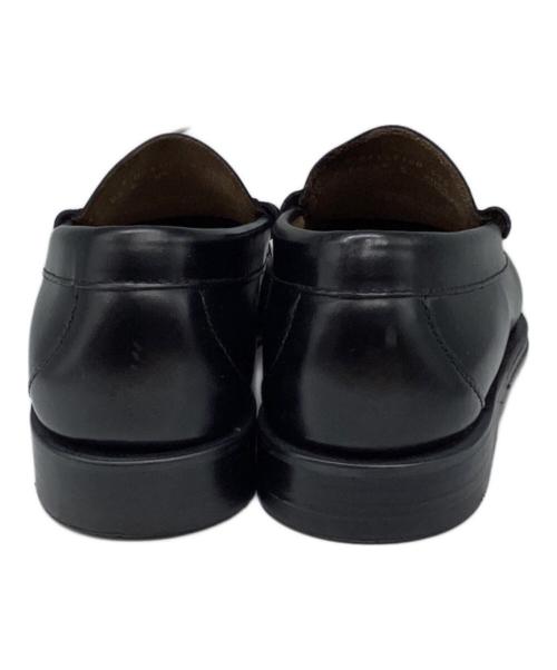 G.H.BASS（ジーエイチバス）G.H.BASS (ジーエイチバス) WEEJUNS LARSON BEEFROLL PENNY LOAFER　BA11010H ブラック サイズ:UK5の古着・服飾アイテム