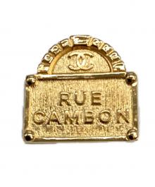 CHANEL（シャネル）の古着「RUE CAMBON ブローチ」｜ゴールド