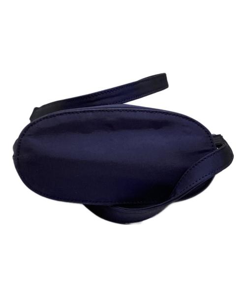 GUCCI（グッチ）GUCCI (グッチ) サテンロゴプレート2wayバッグ　007-2684 ネイビーの古着・服飾アイテム