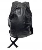 BACKLASHバックラッシュ）の古着「レザーリュック」｜ブラック