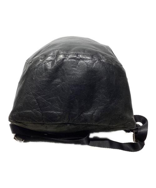 BACKLASH（バックラッシュ）BACKLASH (バックラッシュ) レザーリュック ブラックの古着・服飾アイテム