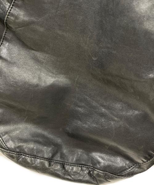 BACKLASH（バックラッシュ）BACKLASH (バックラッシュ) レザーリュック ブラックの古着・服飾アイテム