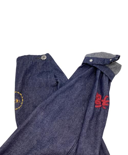 NEPENTHES（ネペンテス）NEPENTHES (ネペンテス) OTAKARA NYC ハンド刺繍デニムカバーオール　OT1498 インディゴ サイズ:XSの古着・服飾アイテム