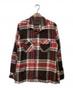 Engineered Garmentsエンジニアドガーメンツ）の古着「Classic Shirt Heavy Twill Plaid」｜レッド×ブラウン