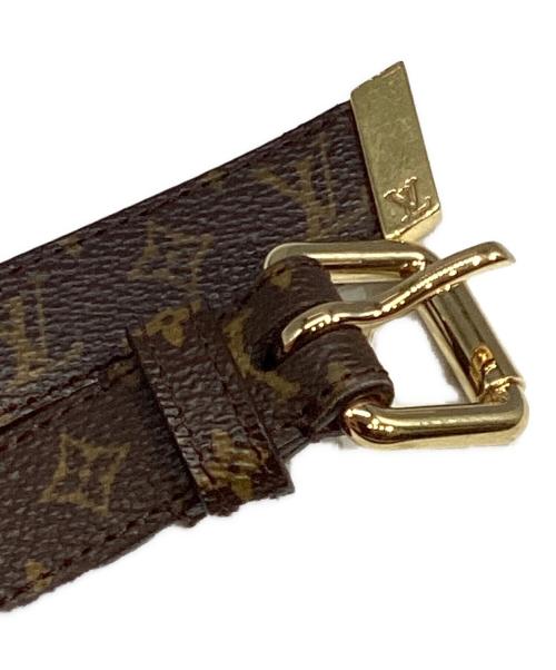 LOUIS VUITTON（ルイ ヴィトン）LOUIS VUITTON (ルイ ヴィトン) モノグラム サンチュール ベルト　M9274W ブラウン サイズ:80/32の古着・服飾アイテム