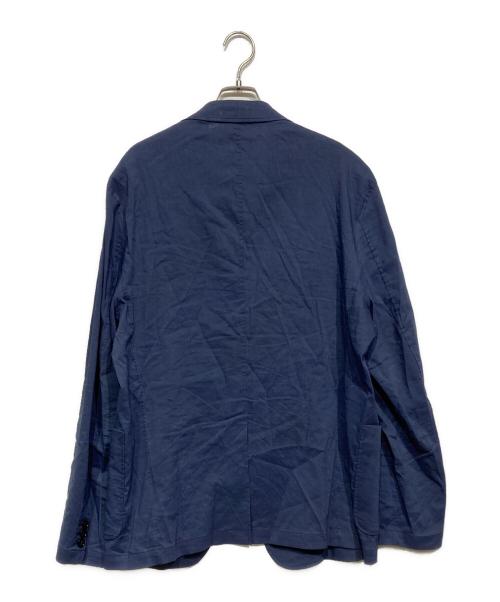 theory（セオリー）theory (セオリー) リネンブレンドテーラードジャケット ネイビー サイズ:42の古着・服飾アイテム