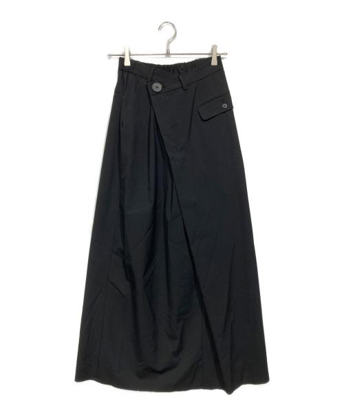 SORIN（ソリン）SORIN (ソリン) TR Tropical Asymmetry Maxi Skirt　27WFS252129 ブラック サイズ:38 未使用品の古着・服飾アイテム