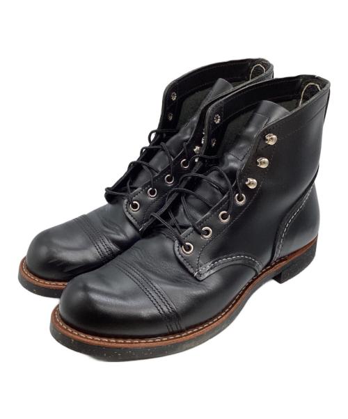 RED WING（レッドウィング）RED WING (レッドウィング) IRON RANGE 8080 ワークブーツ ブラック サイズ:US8.5の古着・服飾アイテム