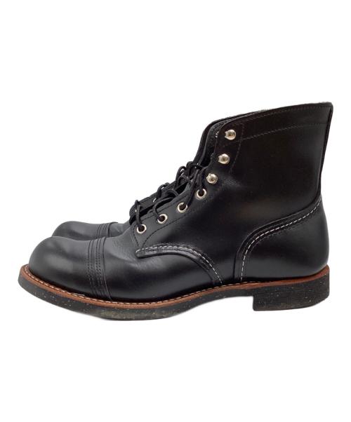 RED WING（レッドウィング）RED WING (レッドウィング) IRON RANGE 8080 ワークブーツ ブラック サイズ:US8.5の古着・服飾アイテム