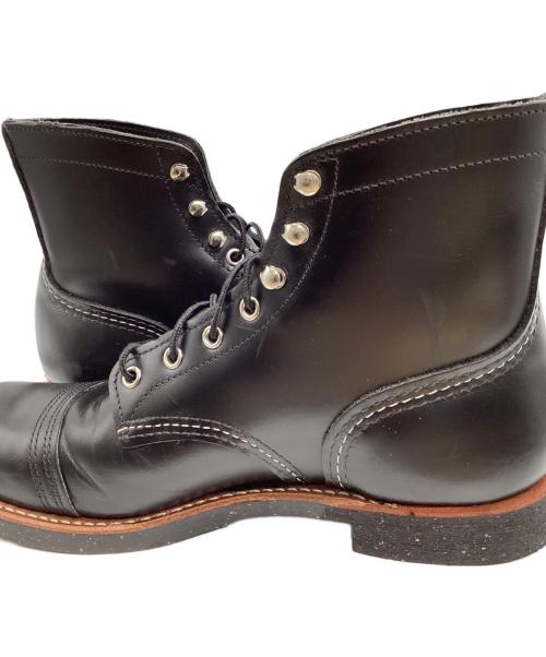 RED WING（レッドウィング）RED WING (レッドウィング) IRON RANGE 8080 ワークブーツ ブラック サイズ:US8.5の古着・服飾アイテム