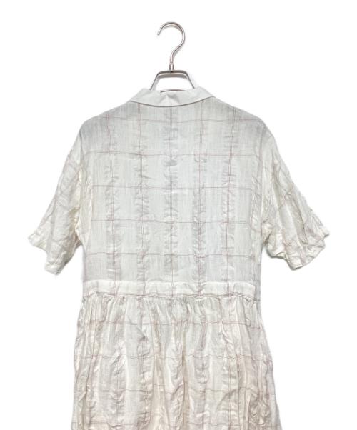 the last flower of the afternoon（ザ ラスト フラワー オブ ザ アフタヌーン）the last flower of the afternoon (ザ ラスト フラワー オブ ザ アフタヌーン) 透明な憂愁 layered dress ホワイト サイズ:-の古着・服飾アイテム