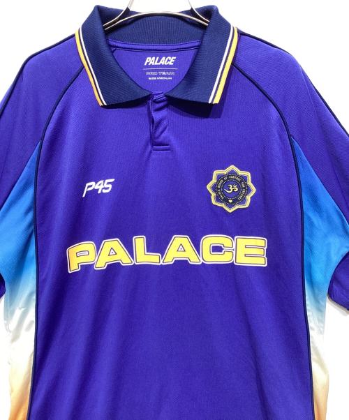 PALACE（パレス）PALACE (パレス) CRICKET JERSEY ブルー サイズ:MEDIUMの古着・服飾アイテム