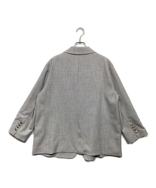 Mystrada（マイストラーダ）Mystrada (マイストラーダ) オーバーサイズ テーラードジャケット グレー サイズ:36 未使用品の古着・服飾アイテム