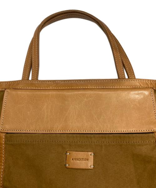 AVACATION（アヴァケーション）AVACATION (アヴァケーション) コーデュロイトートバッグ TANK ベージュの古着・服飾アイテム