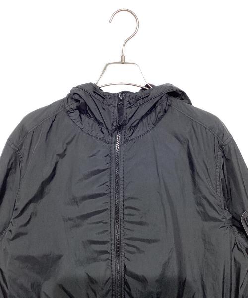 STONE ISLAND（ストーンアイランド）STONE ISLAND (ストーンアイランド) ガーメントダイナイロンフーデッドジャケット ブラック サイズ:S 未使用品の古着・服飾アイテム