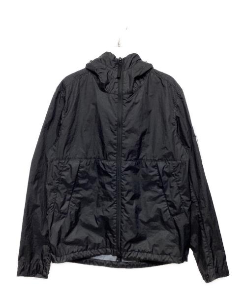 STONE ISLAND（ストーンアイランド）STONE ISLAND (ストーンアイランド) ガーメントダイナイロンジップアップパーカー ブラック サイズ:S 未使用品の古着・服飾アイテム