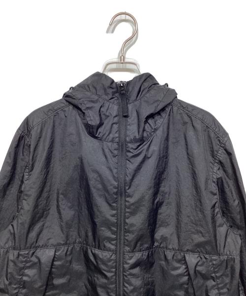 STONE ISLAND（ストーンアイランド）STONE ISLAND (ストーンアイランド) ガーメントダイナイロンジップアップパーカー ブラック サイズ:S 未使用品の古着・服飾アイテム