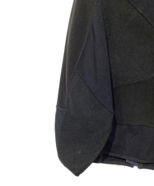 ANREALAGE（アンリアレイジ）ANREALAGE (アンリアレイジ) PATCHWORK FLEECE BLOUSON ネイビー サイズ:46の古着・服飾アイテム