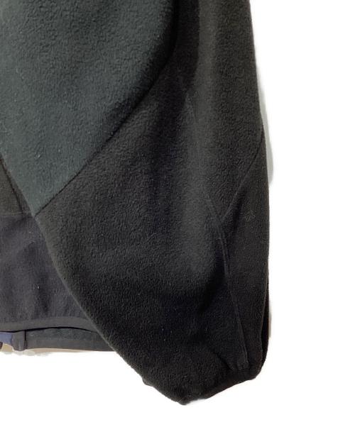 ANREALAGE（アンリアレイジ）ANREALAGE (アンリアレイジ) PATCHWORK FLEECE BLOUSON ネイビー サイズ:46の古着・服飾アイテム