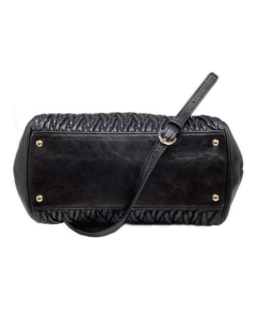 COACH（コーチ）COACH (コーチ) マディソンギャザードツイストレザー ミニ サッチェル　F49723 ブラックの古着・服飾アイテム