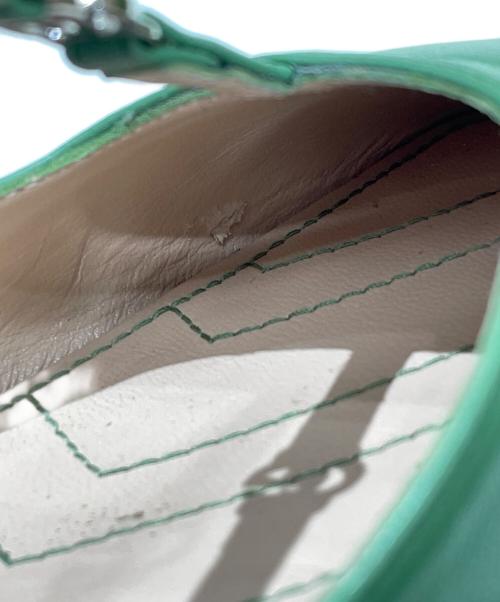 GUCCI（グッチ）GUCCI (グッチ) ballet flat with Double G グリーン サイズ:36の古着・服飾アイテム