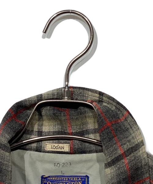 PENDLETON（ペンドルトン）PENDLETON (ペンドルトン) 50ｓオンブレチェックシャツジャケット60-223 グレー サイズ:Lの古着・服飾アイテム