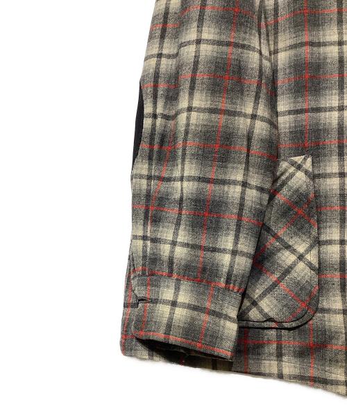 PENDLETON（ペンドルトン）PENDLETON (ペンドルトン) 50ｓオンブレチェックシャツジャケット60-223 グレー サイズ:Lの古着・服飾アイテム
