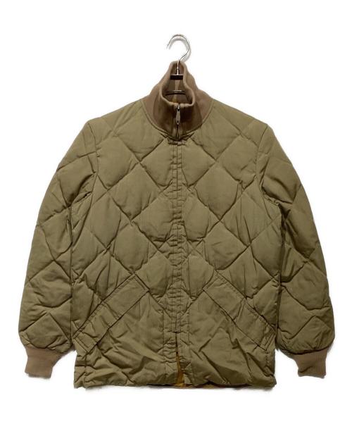 Eddie Bauer（エディーバウアー）Eddie Bauer (エディーバウアー) 60ｓキルティングダウンジャケット ブラウン サイズ:38の古着・服飾アイテム